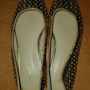 Botkier Gold Leather Size 6.5 Shoes